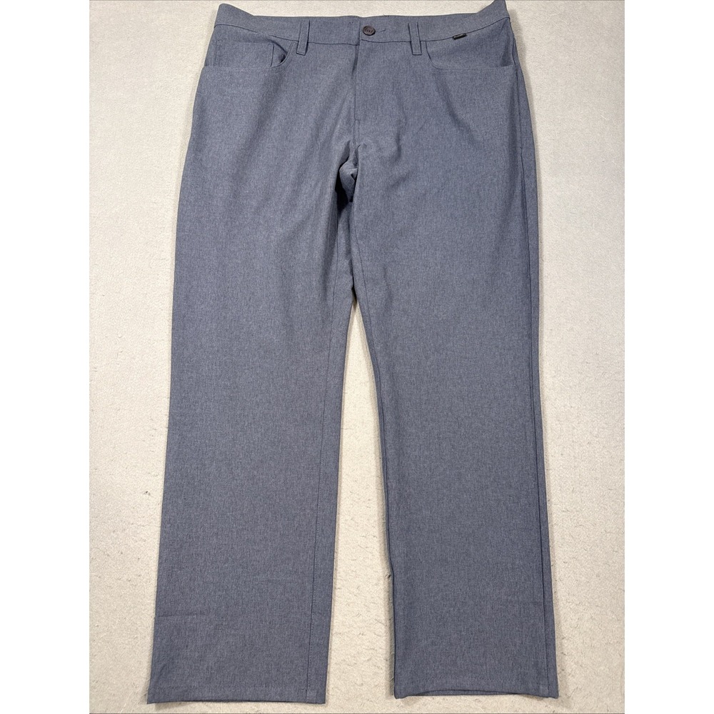 Travis Mathew Pants‎ Mens 35 BLUE Performance Golf Casual 5 Pocket Stretch